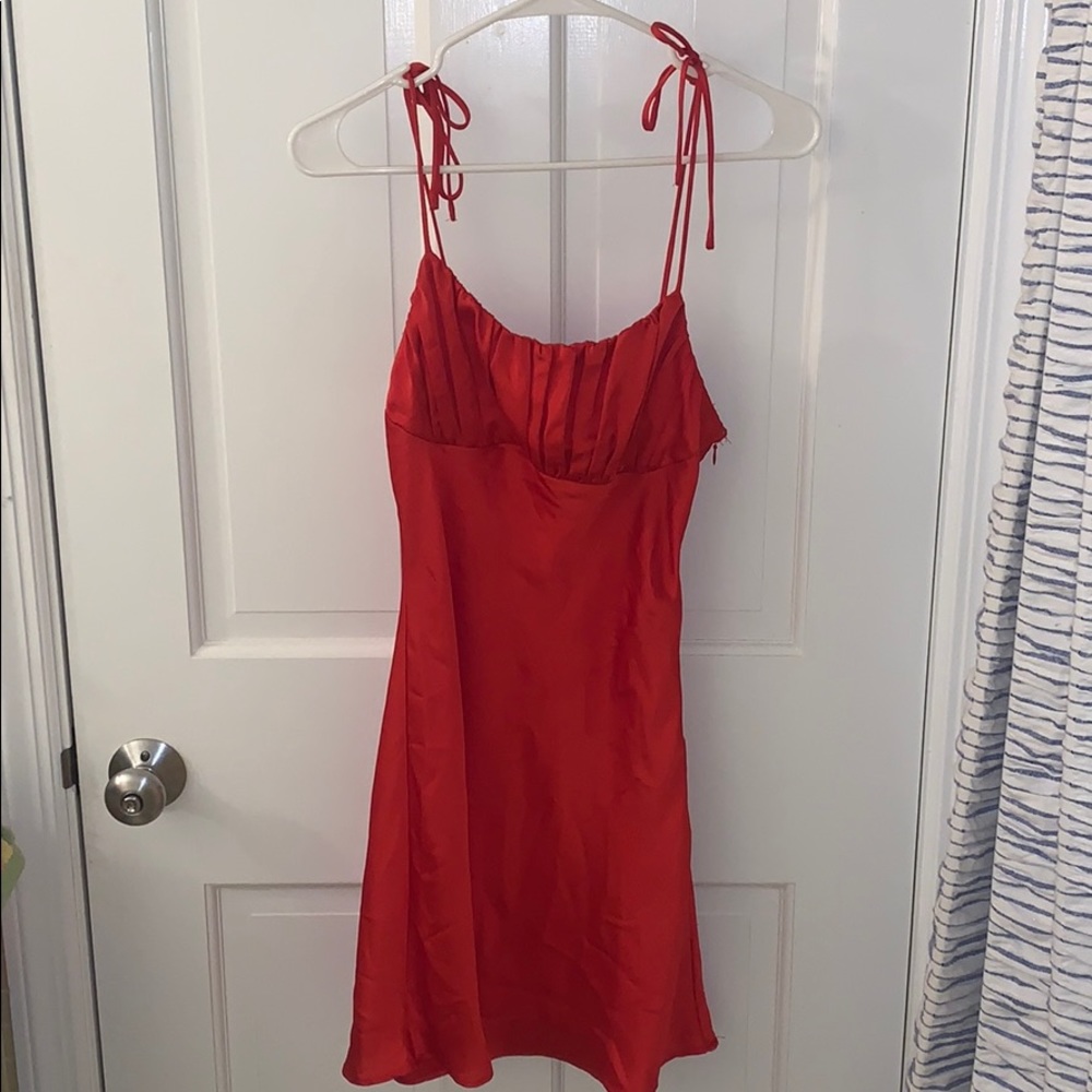 Red dress